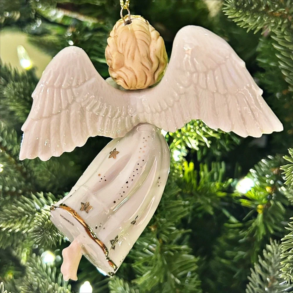 Lenox Christmas Angel Ornament 2011 Midnight Star Angel w Original Box Xmas Tree